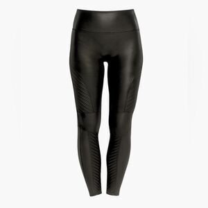 SPANX NWT Faux Leather Moto Legging Medium Petite